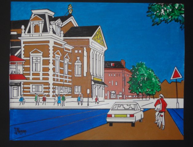 concertgebouw line art